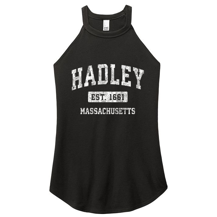 Hadley Massachusetts Ma Vintage Sports Women's Perfect Tri Rocker Tank