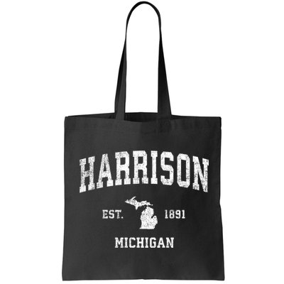 Harrison Michigan Mi Vintage Established Sports Design Bag