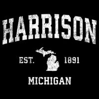 Harrison Michigan Mi Vintage Established Sports Design Bag