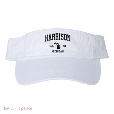 Harrison Michigan Mi Vintage Established Sports Design Visor