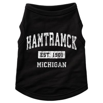 Hamtramck Michigan Mi Vintage Sports Doggie Tank