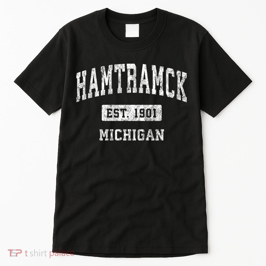 Hamtramck Michigan Mi Vintage Sports Tall T-Shirt
