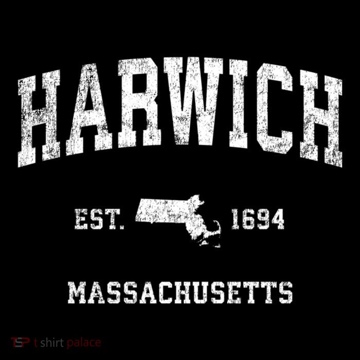 Harwich Massachusetts Ma Vintage Athletic Sports Womens T-Shirt