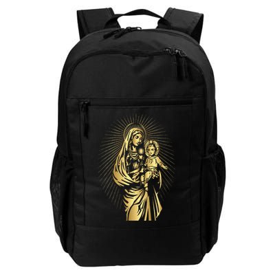 Holy Mother Mary Mother Of Jesus Vintage Catholic Art Women Backpack