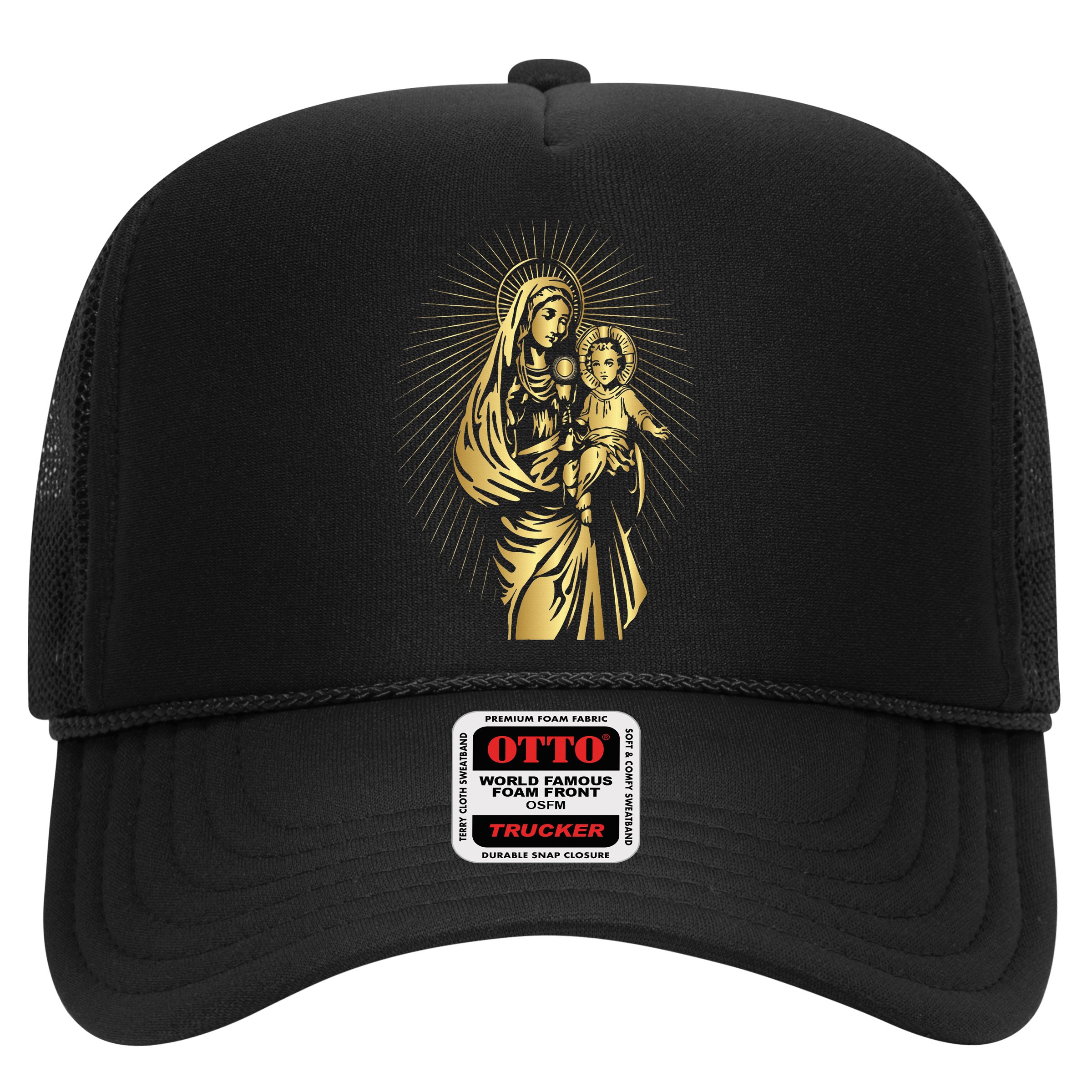 Holy Mother Mary Mother Of Jesus Vintage Catholic Art Women Hat