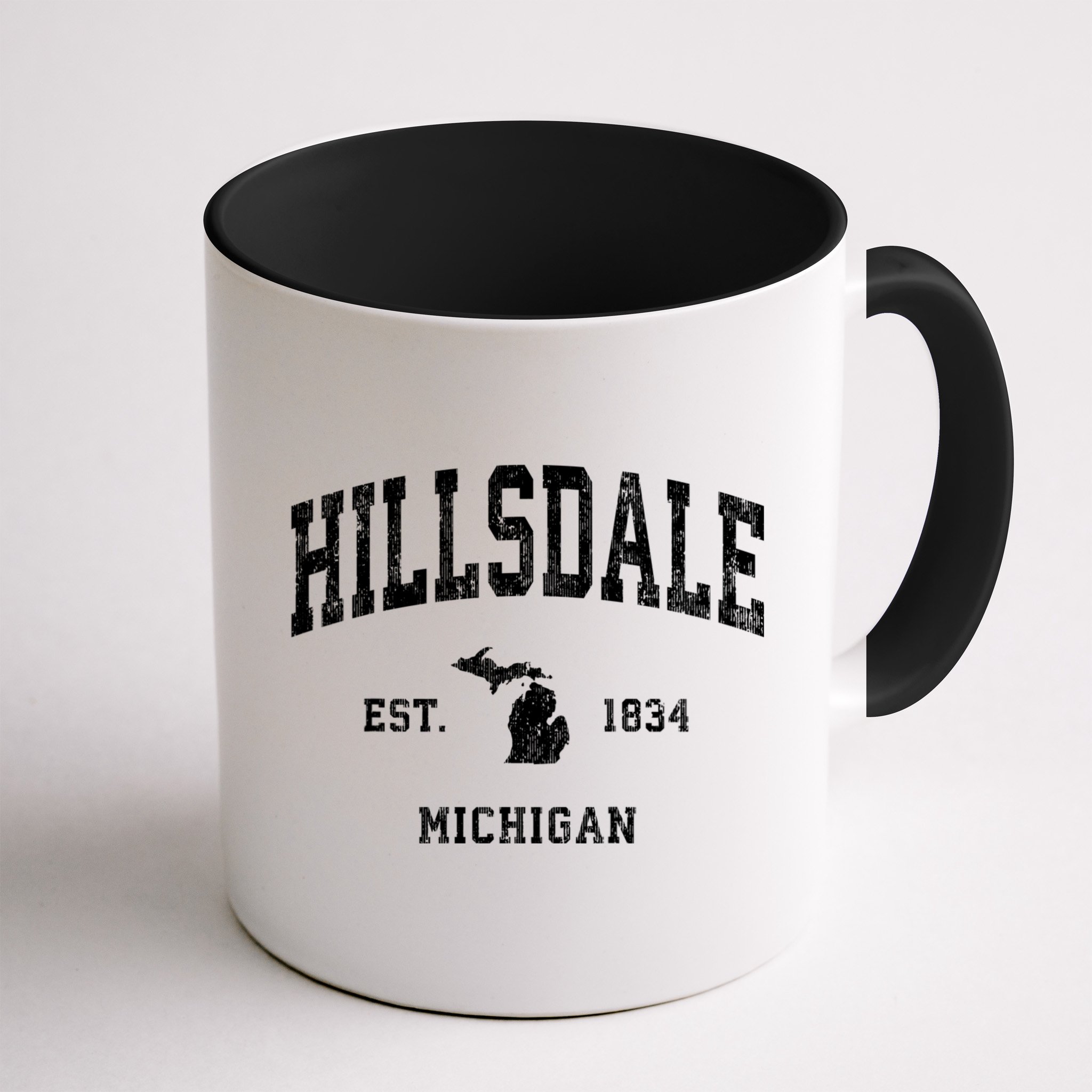 Hillsdale Michigan Mi Vintage Athletic Mug