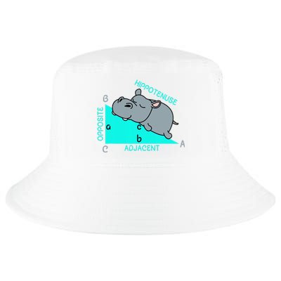 Hippotenuse Math Mathematics Teacher Joke Fun Saying Cool Comfort Performance Bucket Hat