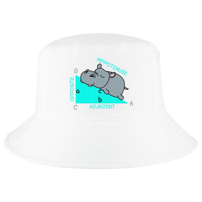 Hippotenuse Math Mathematics Teacher Joke Fun Saying Cool Comfort Performance Bucket Hat