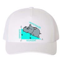 Hippotenuse Math Mathematics Teacher Joke Fun Saying Yupoong Adult 5-Panel Trucker Hat