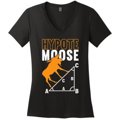 Hyotemoose Mathematician Math Teacher Women's V-Neck T-Shirt