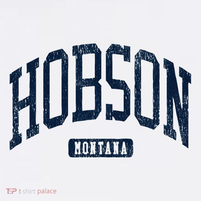 Hobson Montana Mt Style Blue Tall T-Shirt