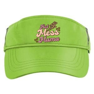 Hot Mess Mama Coffee Lovers Adult Drive Performance Visor