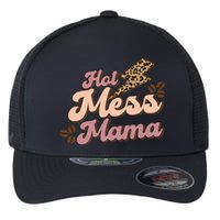 Hot Mess Mama Coffee Lovers Flexfit Unipanel Trucker Cap