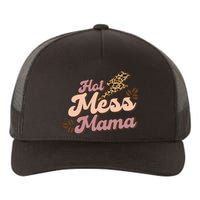 Hot Mess Mama Coffee Lovers Yupoong Adult 5-Panel Trucker Hat