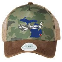 Hamtramck Michigan Mi Map Legacy Tie Dye Trucker Hat