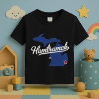 Hamtramck Michigan Mi Map Toddler T-Shirt