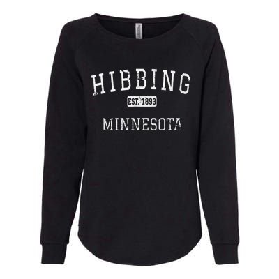 Hibbing Minnesota Mn Vintage Womens California Wash Sweatshirt