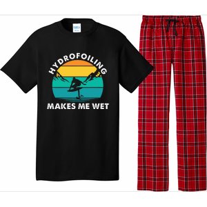 Hydrofoiling Makes Me Wet Funny Hydrofoil Surfing Pajama Set