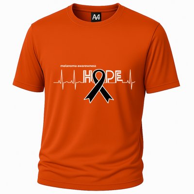 Hope Melanoma Month Products Ribbon Skin Cancer Awareness Gift Cooling Performance Crew T-Shirt