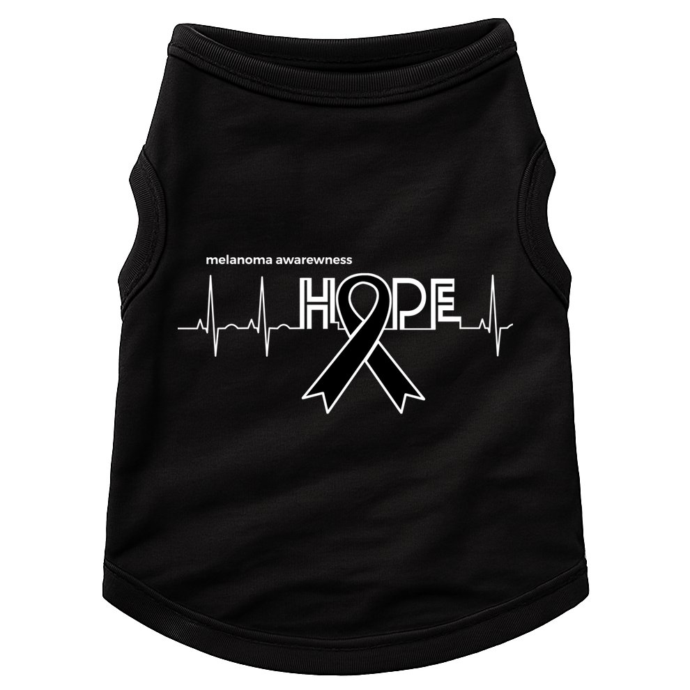 Hope Melanoma Month Products Ribbon Skin Cancer Awareness Gift Doggie Tank