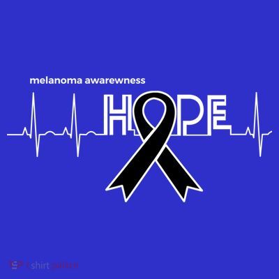 Hope Melanoma Month Products Ribbon Skin Cancer Awareness Gift T-Shirt