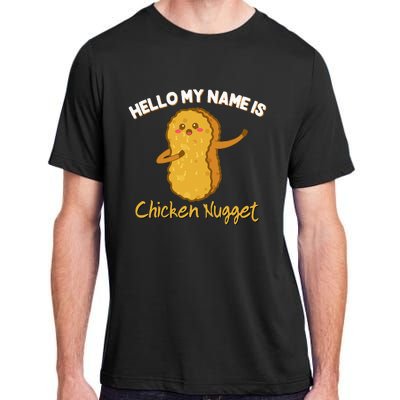 Hello My Name Is Chicken Nugget Costume Kids Chicken Adult ChromaSoft Performance T-Shirt