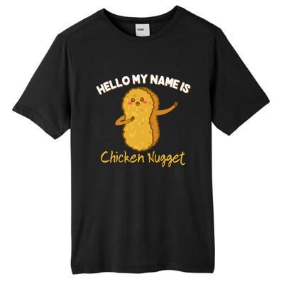 Hello My Name Is Chicken Nugget Costume Kids Chicken Tall Fusion ChromaSoft Performance T-Shirt