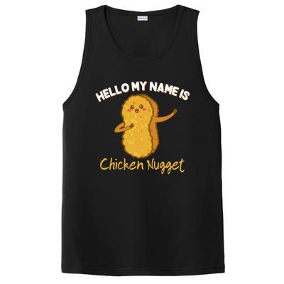 Hello My Name Is Chicken Nugget Costume Kids Chicken PosiCharge Competitor Tank