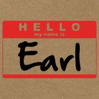 Hello My Name Is Earl Cotton Canvas Backpack