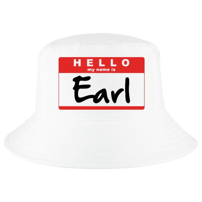 Hello My Name Is Earl Cool Comfort Performance Bucket Hat