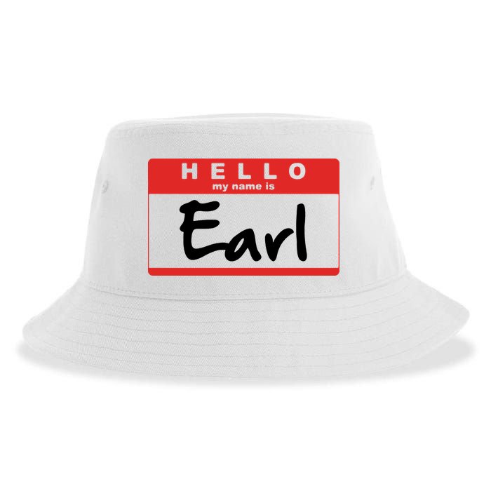 Hello My Name Is Earl Sustainable Bucket Hat