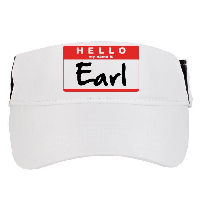Hello My Name Is Earl Adult Drive Performance Visor