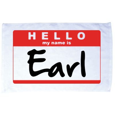 Hello My Name Is Earl Microfiber Hand Towel