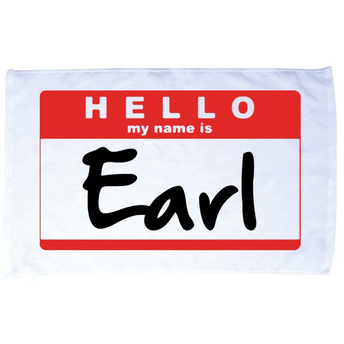 Hello My Name Is Earl Microfiber Hand Towel