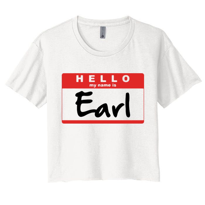 Hello My Name Is Earl Crop Top