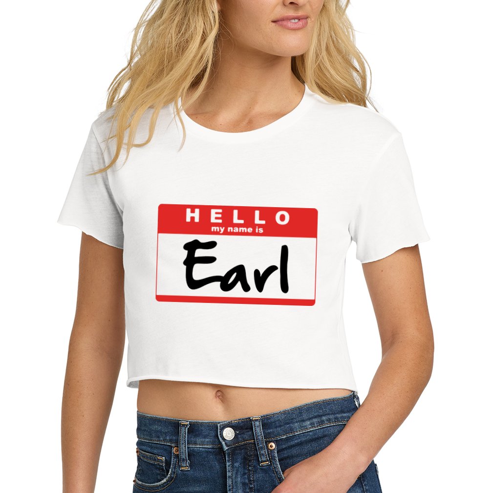 Hello My Name Is Earl Crop Top