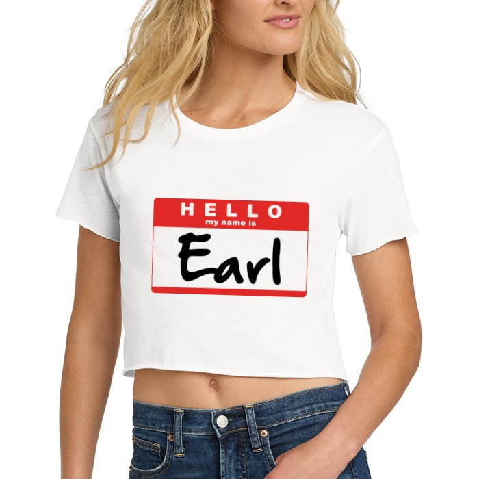 Hello My Name Is Earl Crop Top