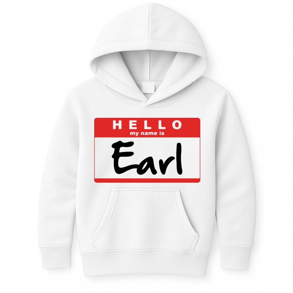 Hello My Name Is Earl Kids Hoodie