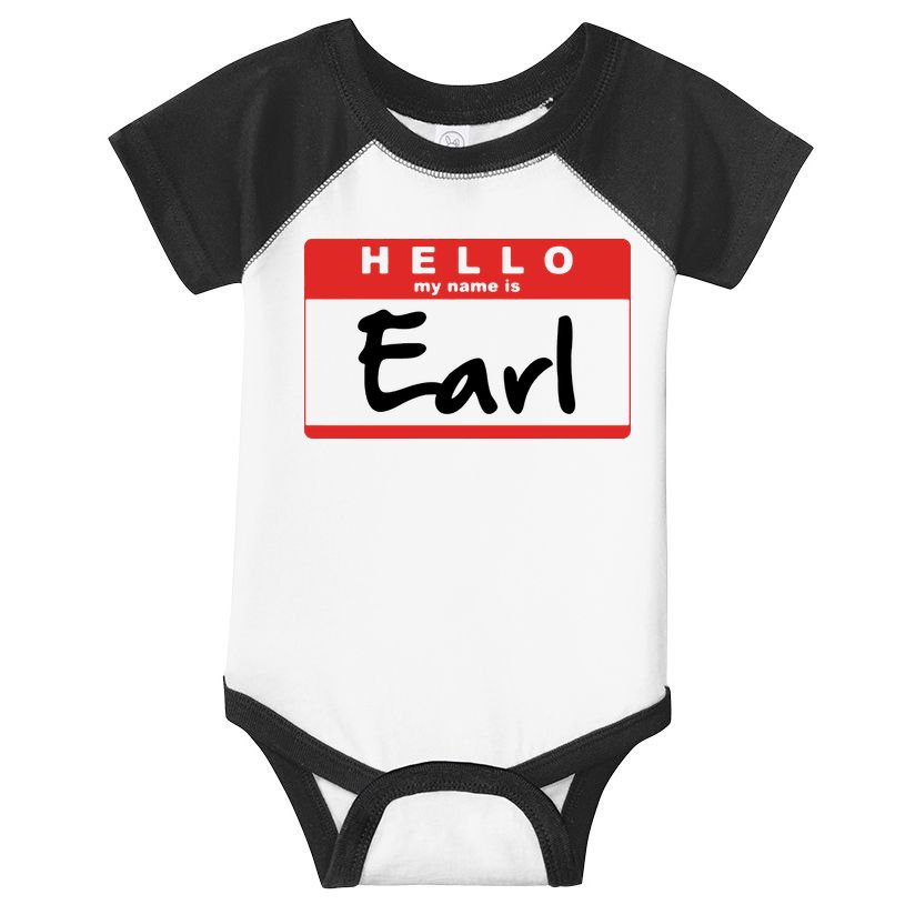 Hello My Name Is Earl Infant Baby Jersey Bodysuit
