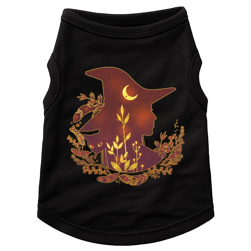 Halloween Mystical Nature Witch Doggie Tank