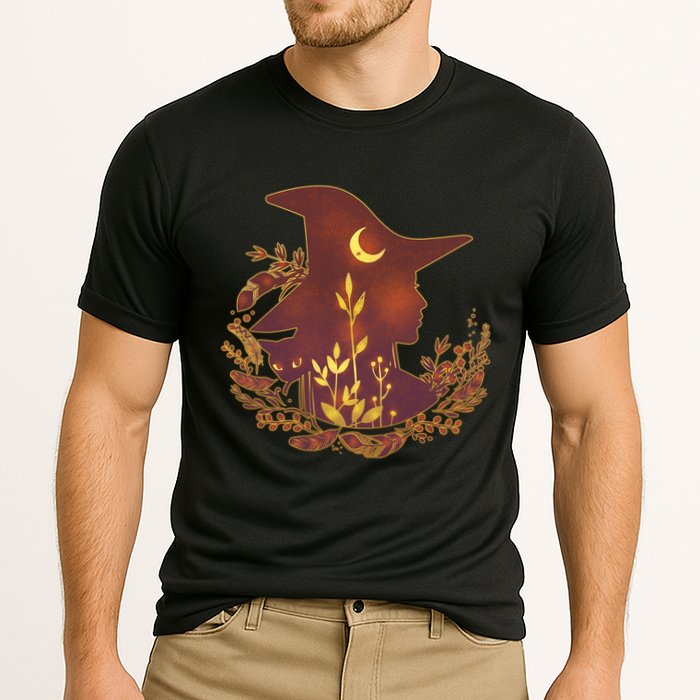 Halloween Mystical Nature Witch Cooling Performance Crew T-Shirt