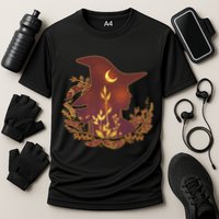 Halloween Mystical Nature Witch Cooling Performance Crew T-Shirt