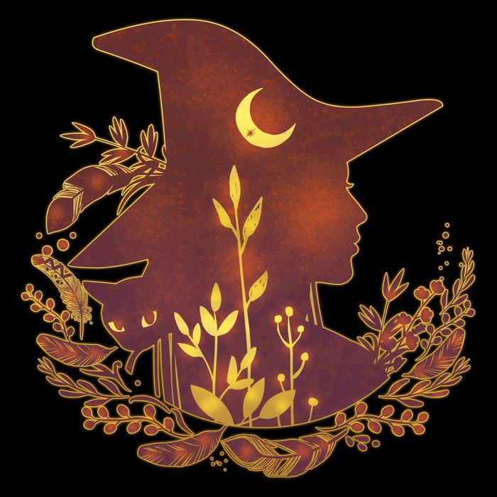 Halloween Mystical Nature Witch Cooling Performance Crew T-Shirt