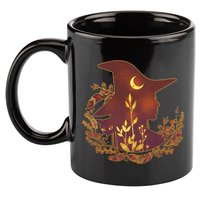 Halloween Mystical Nature Witch 11oz C Handle Ceramic Mug