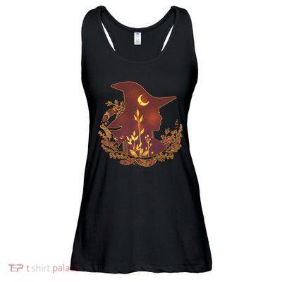 Halloween Mystical Nature Witch Ladies Essential Flowy Tank
