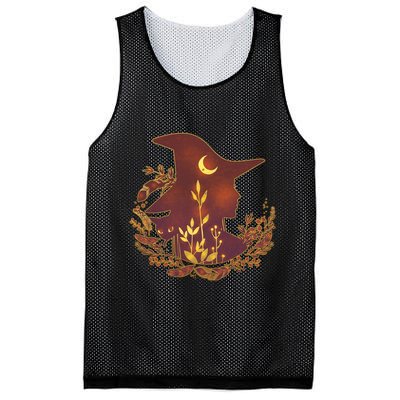 Halloween Mystical Nature Witch Mesh Reversible Basketball Jersey Tank