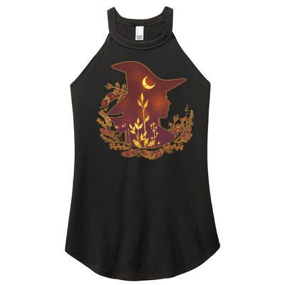 Halloween Mystical Nature Witch Women’s Perfect Tri Rocker Tank