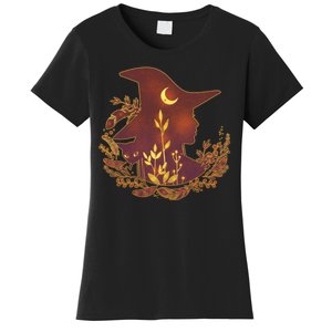 Halloween Mystical Nature Witch Women's T-Shirt