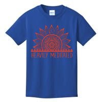 Heavily Meditated Namaste Meditation Yoga Gift Dala Gift Kids T-Shirt