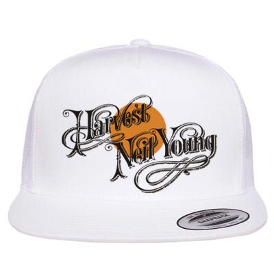 Harvest Moon Neil Young Fall Flat Bill Trucker Hat